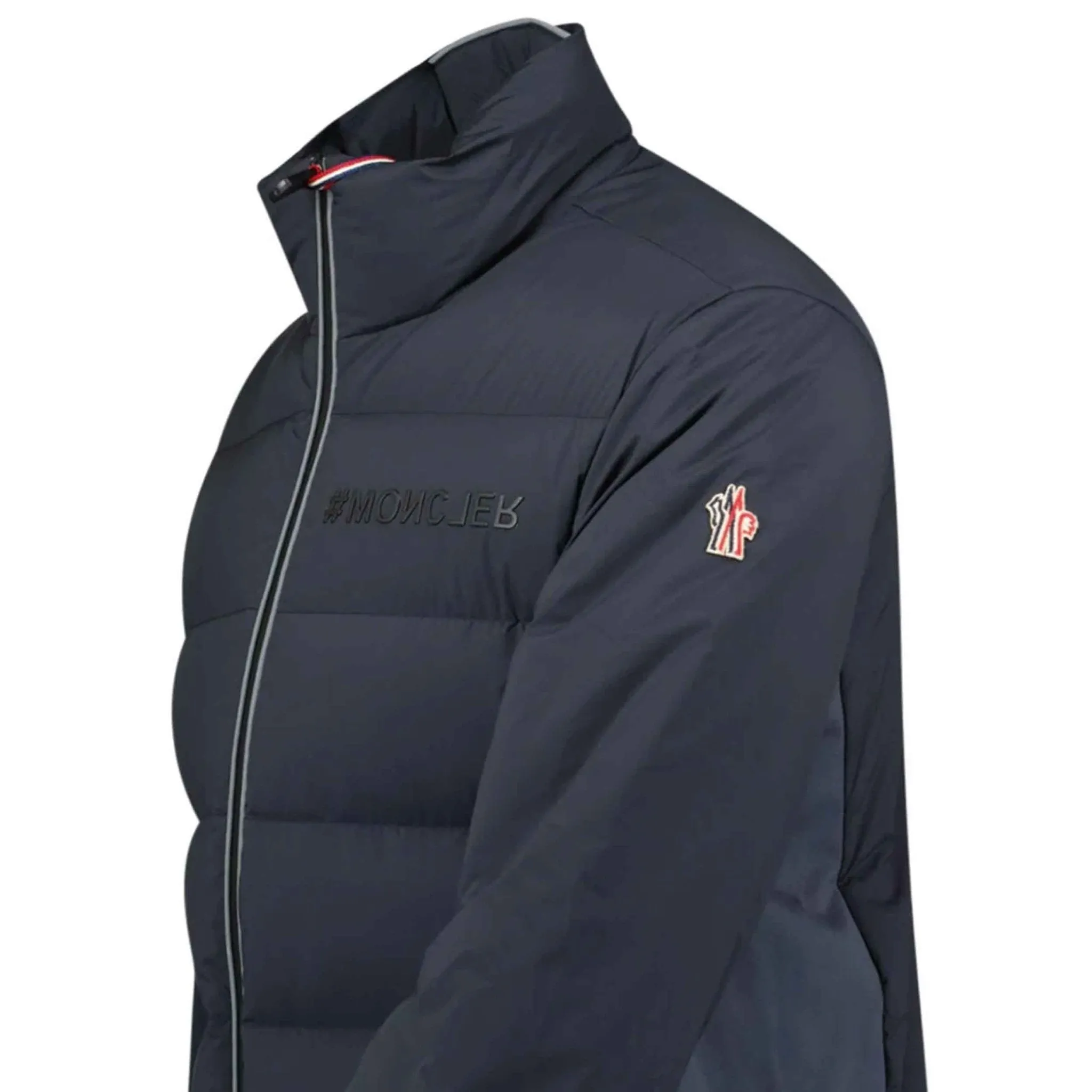 Moncler Grenoble Pocol Short Down Jacket in Navy
