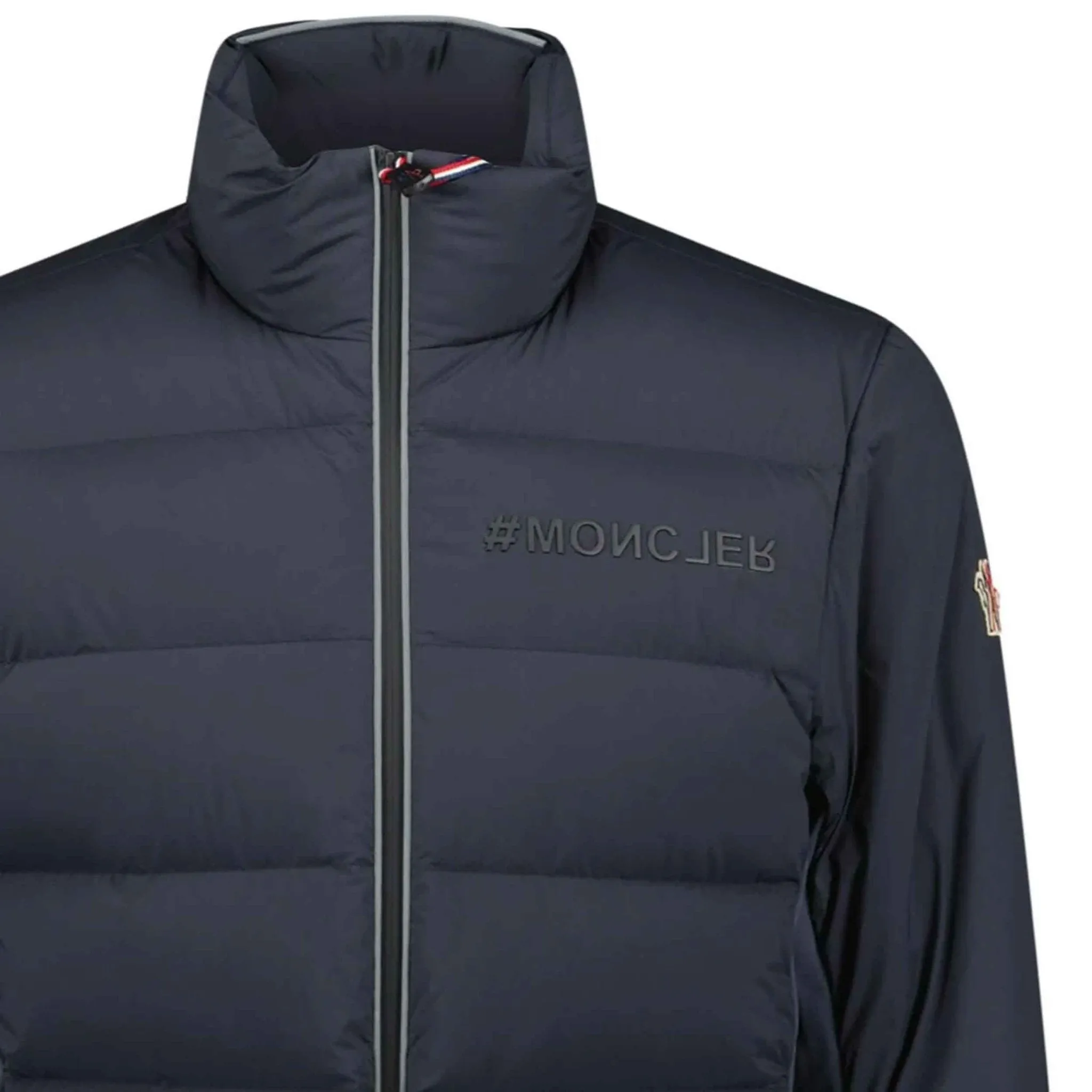 Moncler Grenoble Pocol Short Down Jacket in Navy