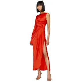 Nina One Shoulder Draped Dress