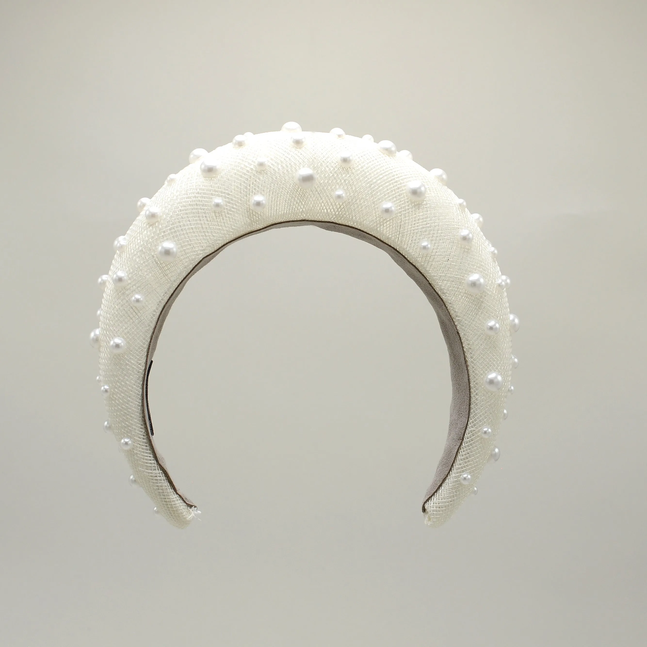 Piroska: Fine Straw Hatband with Pearls