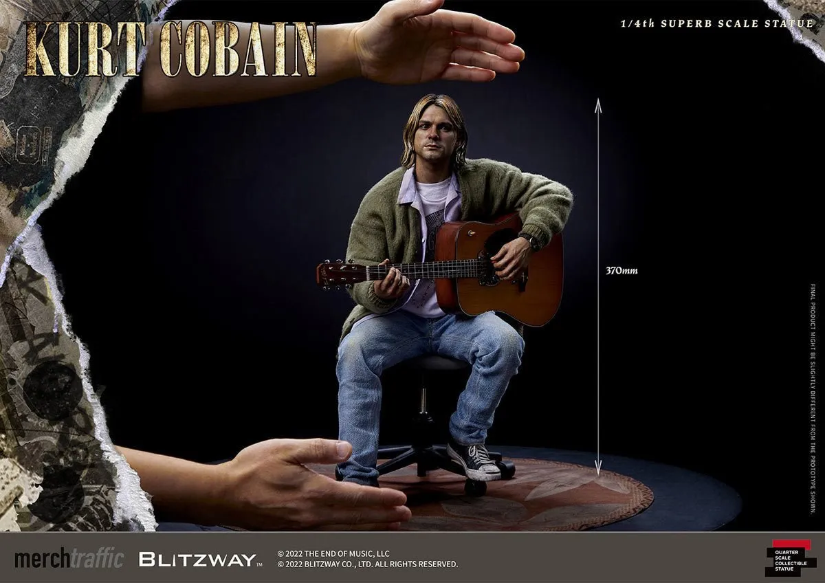 PRE-ORDER: Blitzway Nirvana Kurt Cobain 1/4 Superb Scale Statue
