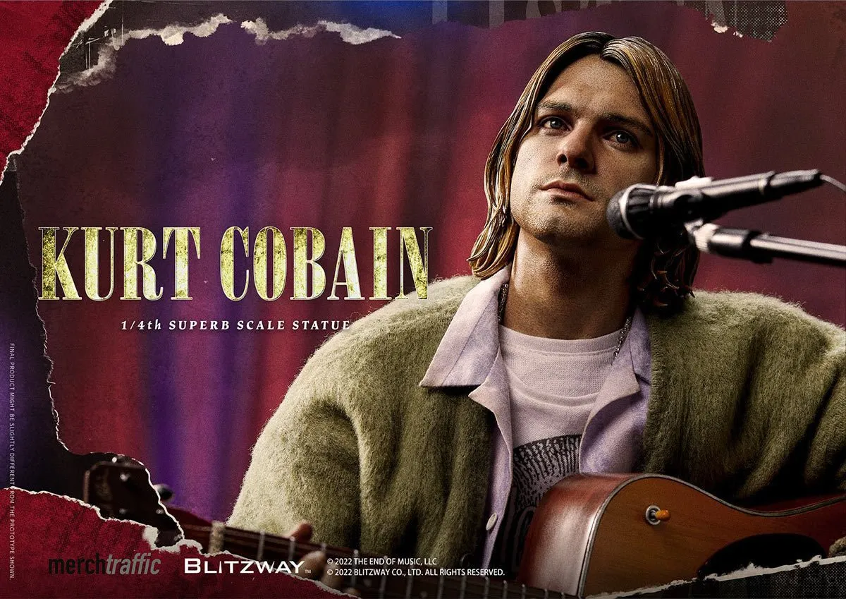 PRE-ORDER: Blitzway Nirvana Kurt Cobain 1/4 Superb Scale Statue