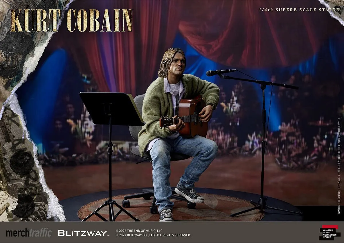 PRE-ORDER: Blitzway Nirvana Kurt Cobain 1/4 Superb Scale Statue
