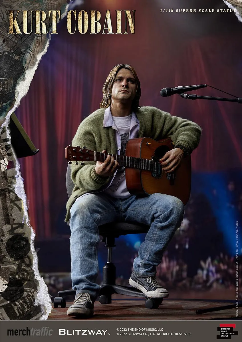 PRE-ORDER: Blitzway Nirvana Kurt Cobain 1/4 Superb Scale Statue