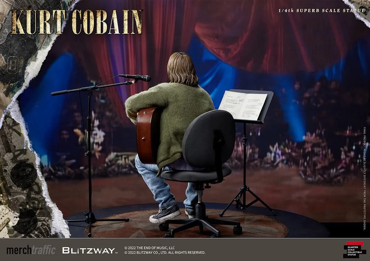 PRE-ORDER: Blitzway Nirvana Kurt Cobain 1/4 Superb Scale Statue