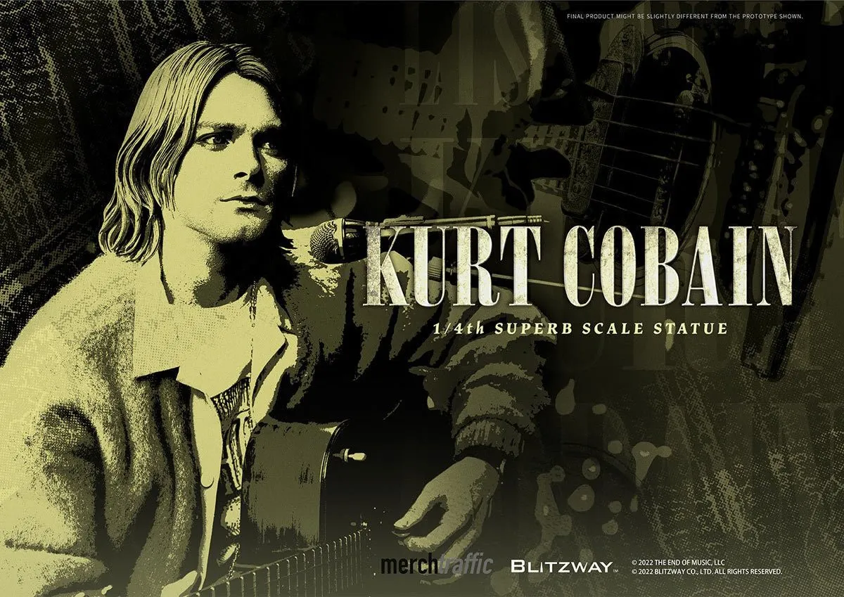 PRE-ORDER: Blitzway Nirvana Kurt Cobain 1/4 Superb Scale Statue