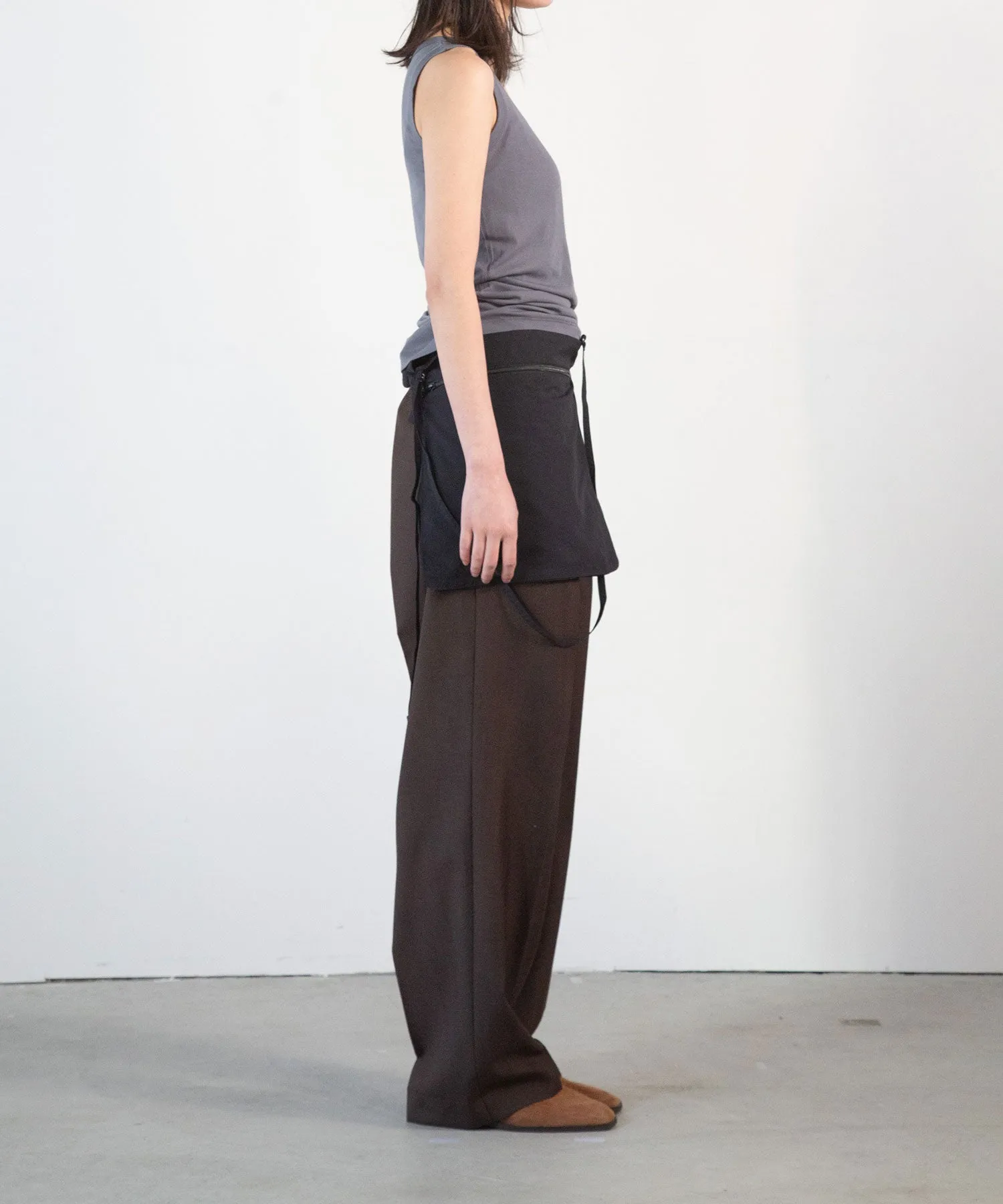 Recycled Nylon Belted Bag
