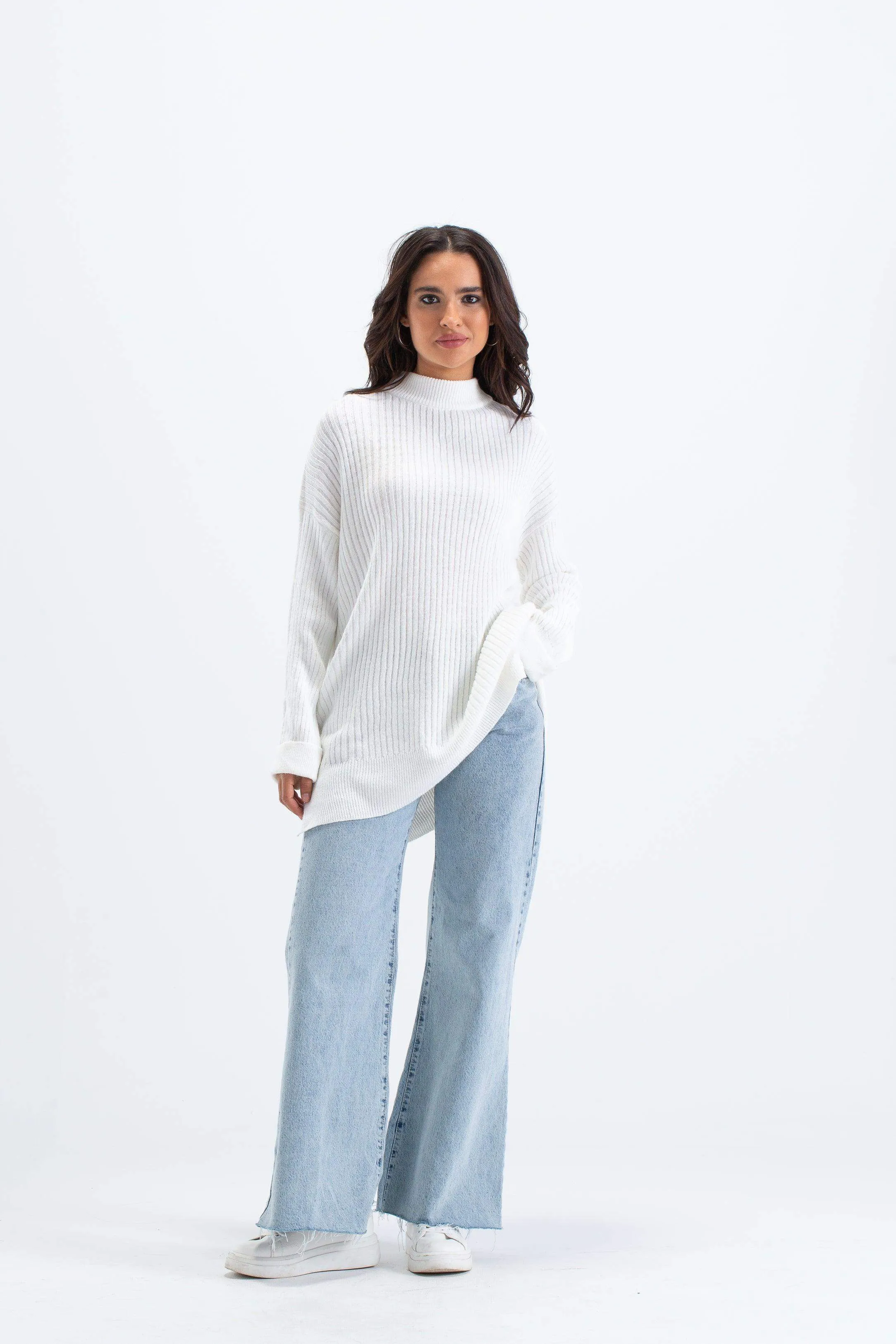 Ribbed Oversized Pullover