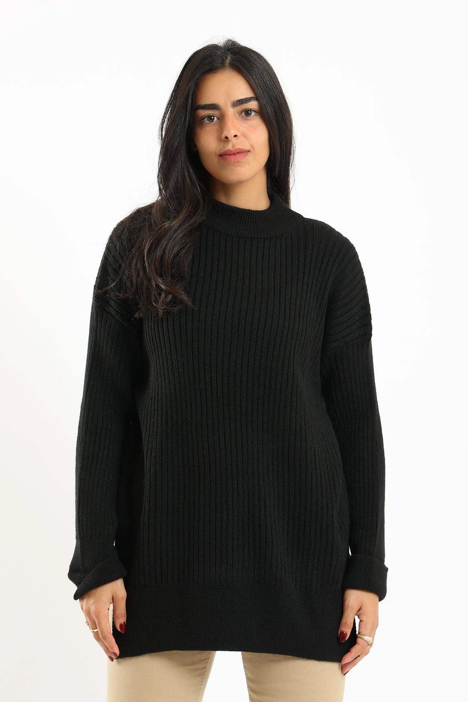 Ribbed Oversized Pullover