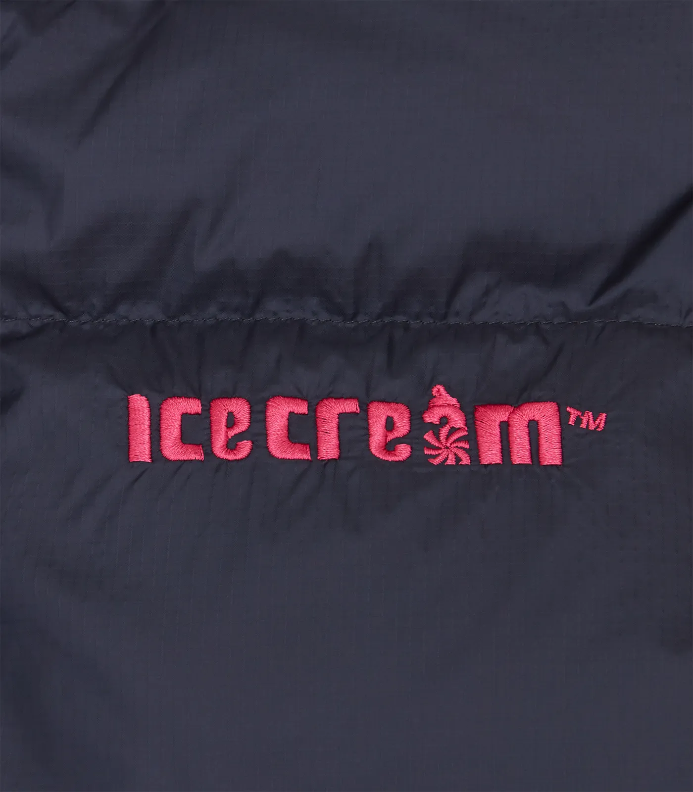 RUNNING DOG PUFFER JACKET - NAVY
