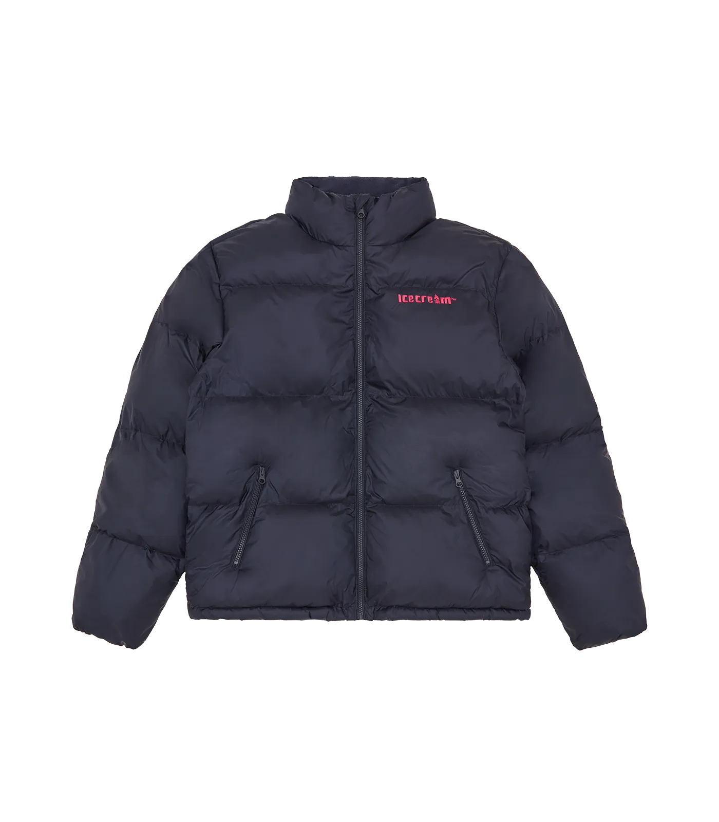 RUNNING DOG PUFFER JACKET - NAVY