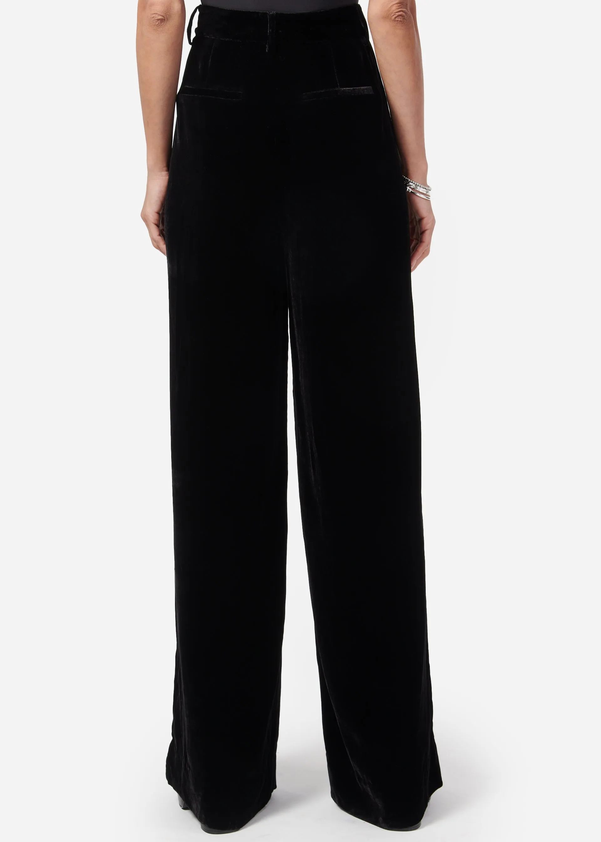 Rylie Velvet Pant Black
