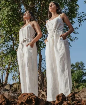 Strap Back Long Jumpsuit