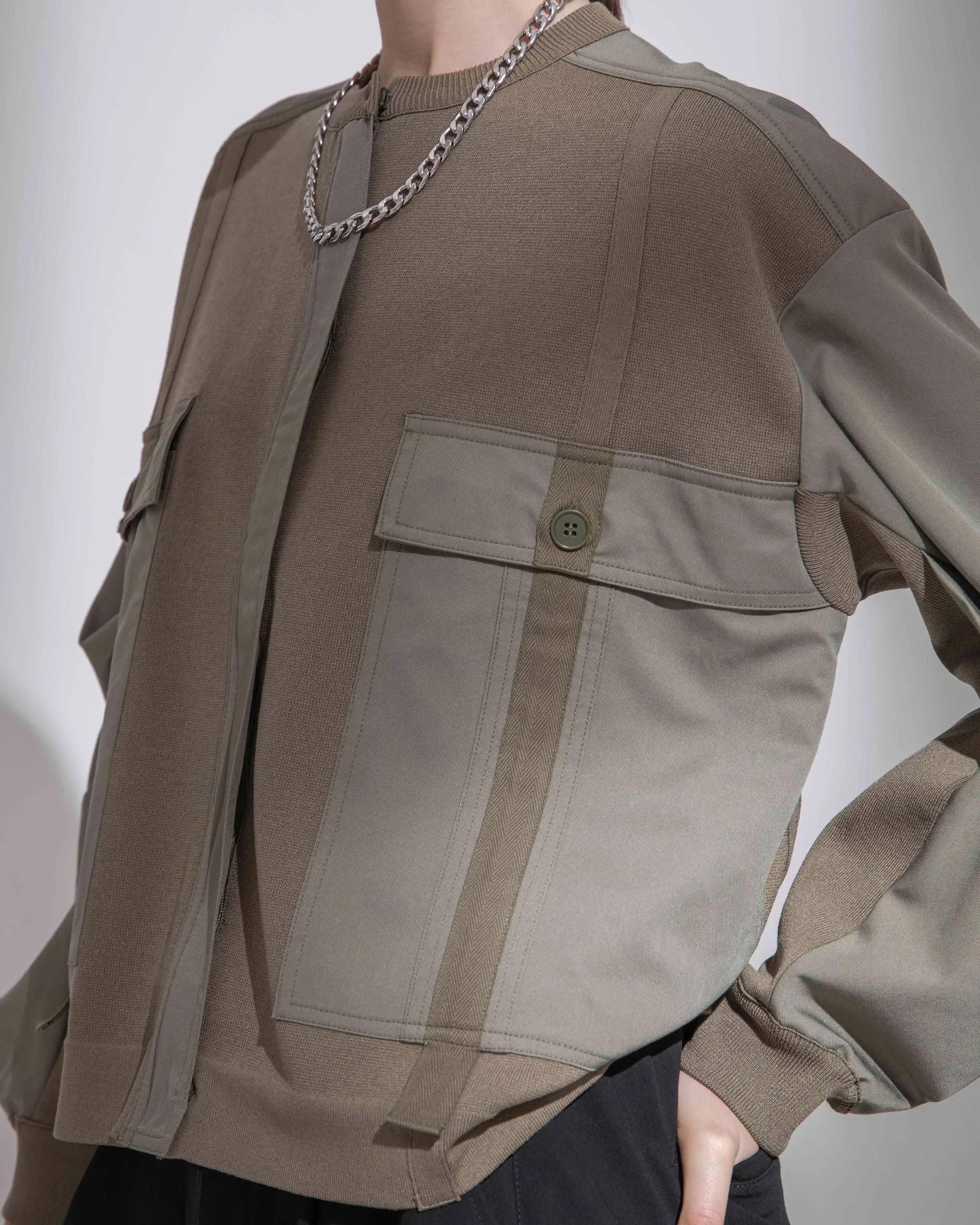 Tape Deco Big Pocket Jacket