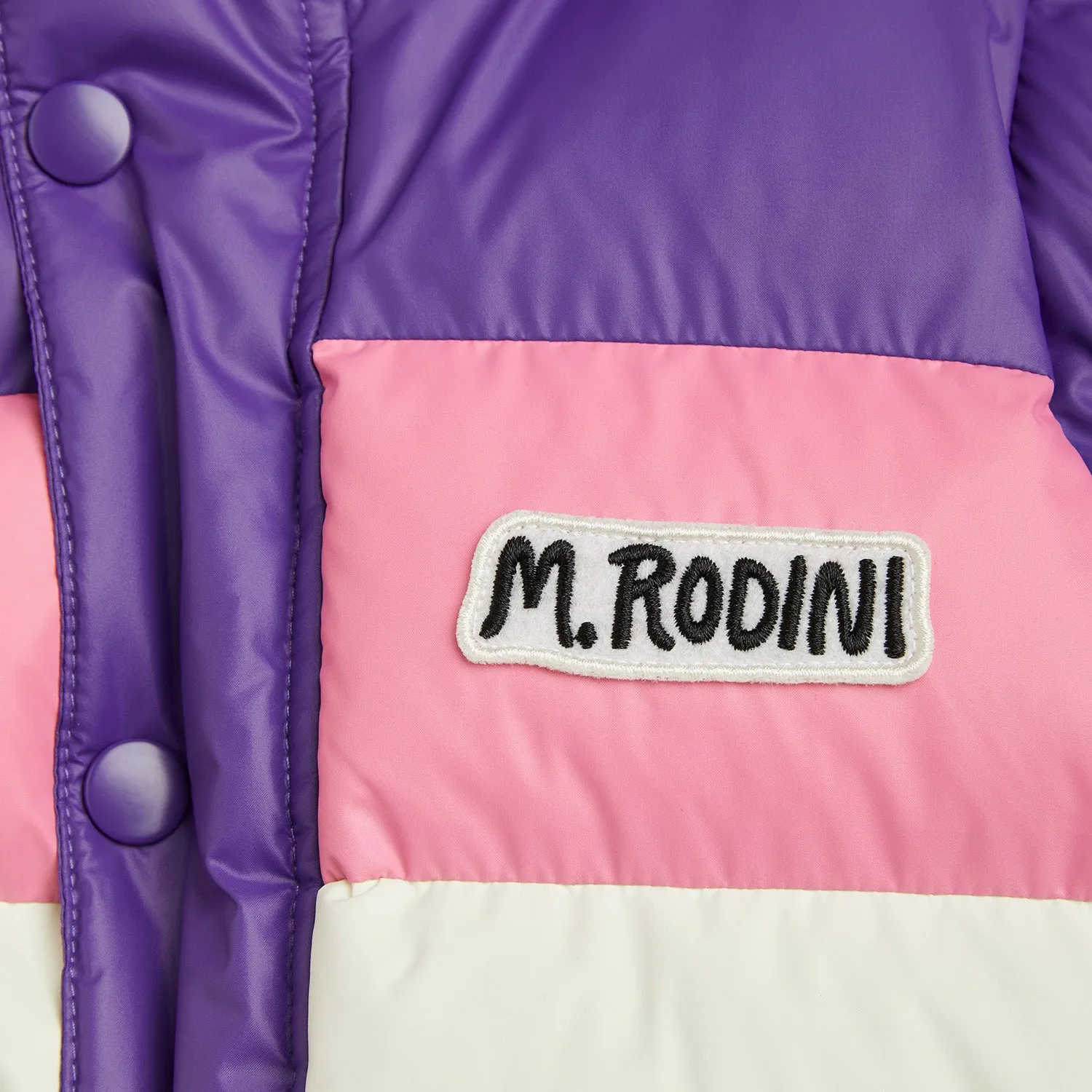 Zip Sleeve Convertible Retro Puffer Jacket